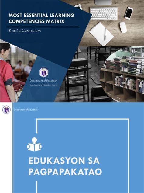 learning competencies in tagalog|EDUKASYON SA PAGPAPAKATAO .